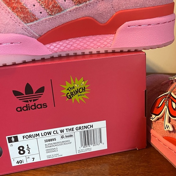 ADIDAS Women’s Forum Low Cindy Lou Who Shoes - Picture 10 of 12